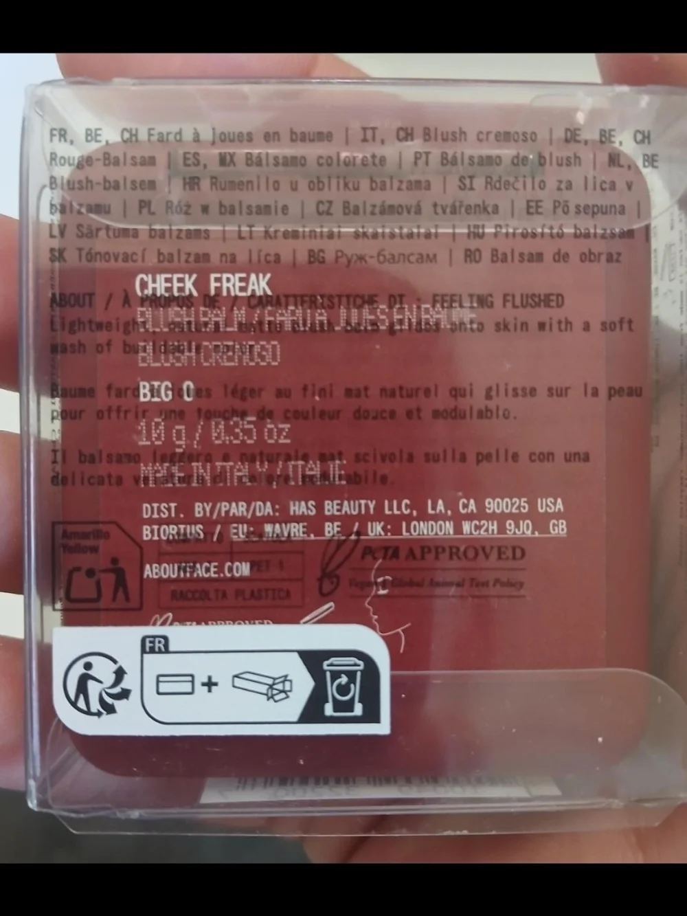 About-Face Cheek Freak Blush Balm - Big O